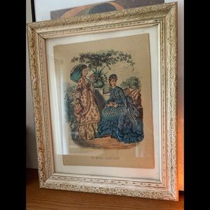 La Mode Illustree Print in Frame